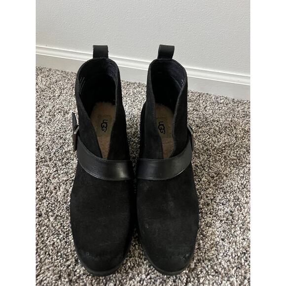 UGG wright belted ankle boots women's size 7 - Picture 4 of 7